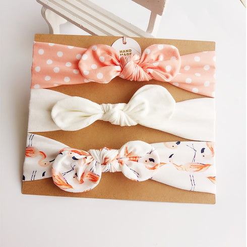 Bandeau Bébé Fille Samantha en lot de 3