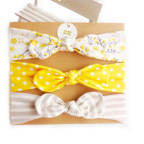 Bandeau Bébé Fille Hilary en lot de 3