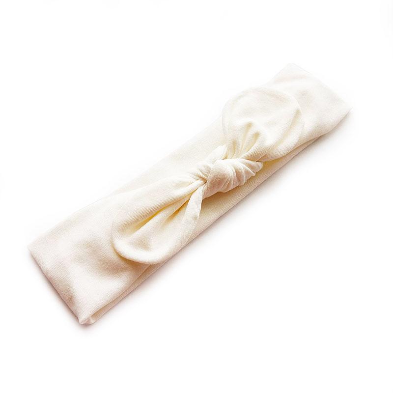 Headband Bébé Cristal Blanc Bandeau Bébé Fille Fashband - Fleur Blanche Et Cristal ! Elastique Cheveux Enfant