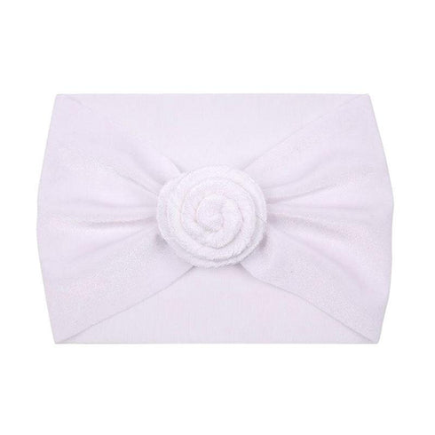 Bandeau Bébé Fille à noeud rond en velours Rokia