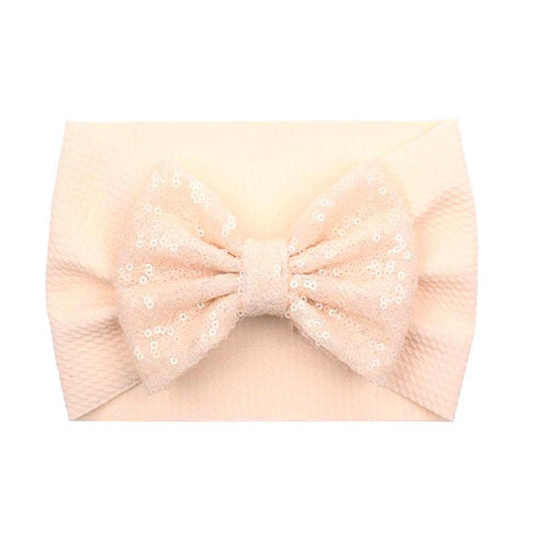 Bandeau Bébé Fille avec noeud en sequins Sirine