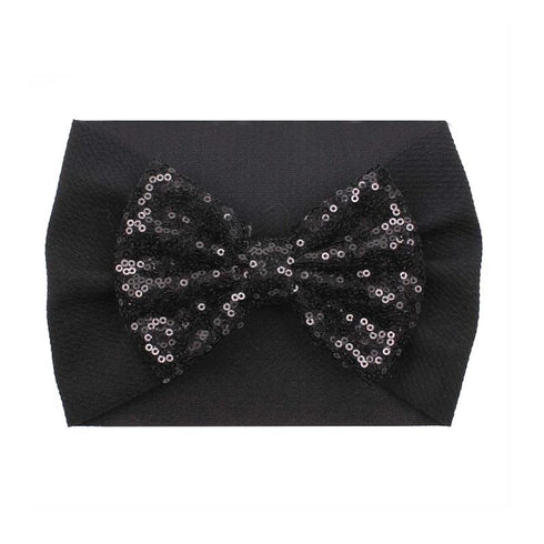 Bandeau Bébé Fille avec noeud en sequins Sirine