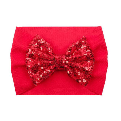 Bandeau Bébé Fille avec noeud en sequins Sirine