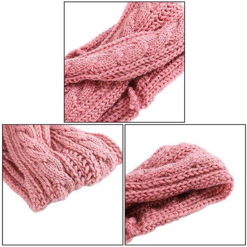 Bandeau cheveux en laine croisée Ania