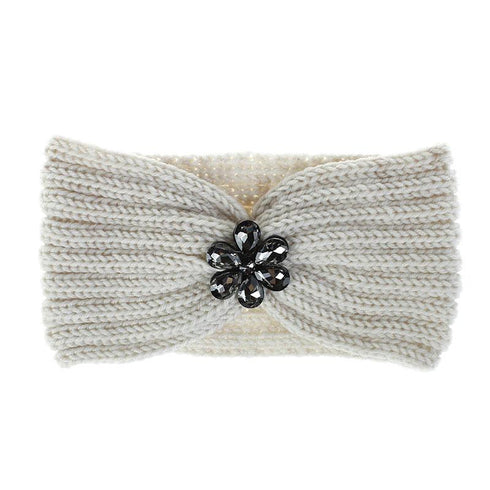 Bandeau cheveux bijou en laine modèle Aleksa