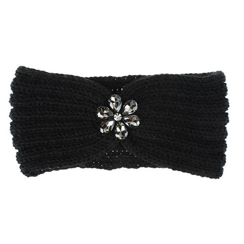 Bandeau cheveux bijou en laine modèle Aleksa