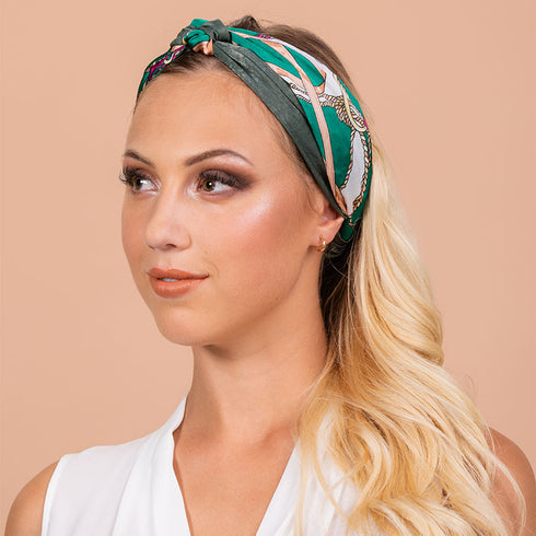 Bandeau cheveux noué modèle Honorine