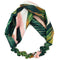 Bandeau cheveux imprimé tropical modèle June