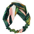 Bandeau cheveux imprimé tropical modèle June