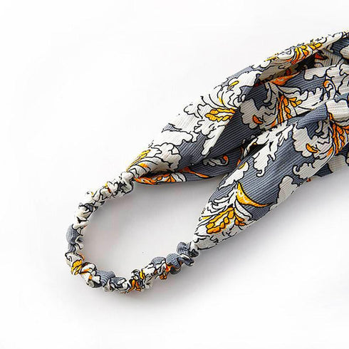 Bandeau cheveux à imprimé floral japonais modèle Tokyo