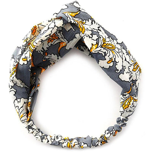 Bandeau cheveux à imprimé floral japonais modèle Tokyo