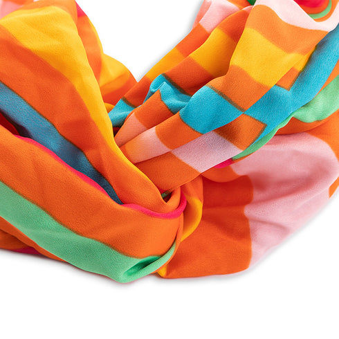 Bandeau cheveux imprimé coloré Raven