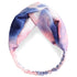 Bandeau cheveux Tie Dye Bleu Colombin Lou