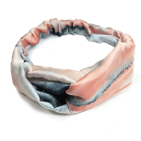 Bandeau cheveux Tie Dye Pêche Romy