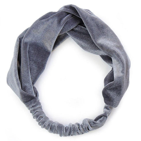 Bandeau cheveux en velours modèle Bérénice