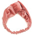 Bandeau cheveux en velours plissé