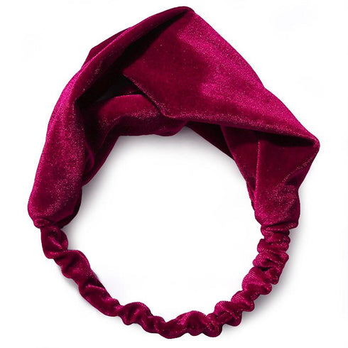 Bandeau cheveux en velours modèle Bérénice