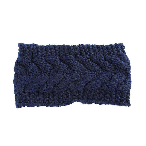 Bandeau cheveux en laine tressée Gina