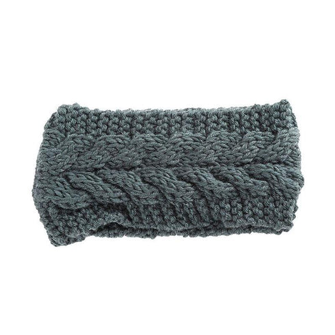 Bandeau cheveux en laine tressée Gina