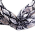 Bandeau cheveux imprimé serpent python modèle Ninon