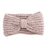 Bandeau cheveux à noeud en laine côtelée Roza