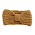 Bandeau cheveux à noeud en laine côtelée Roza