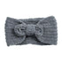 Bandeau cheveux en laine à noeud Erita