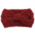 Bandeau cheveux en laine à noeud modèle Ewa