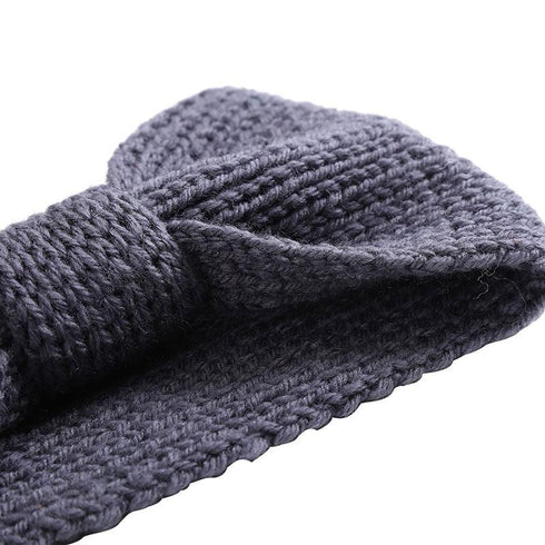 Bandeau cheveux en laine noué Anka