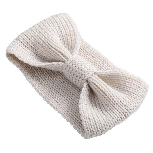 Bandeau cheveux en laine noué Anka