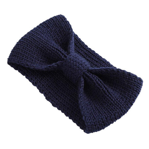 Bandeau cheveux en laine noué Anka