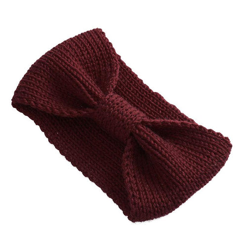 Bandeau cheveux en laine noué Anka