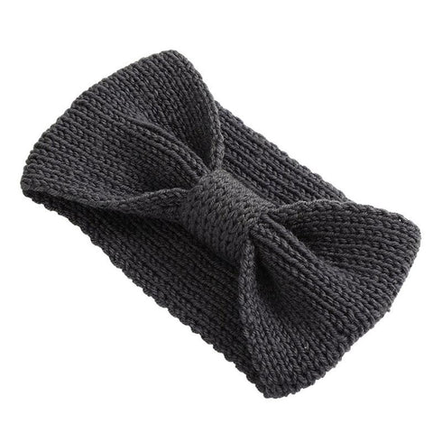 Bandeau cheveux en laine noué Anka