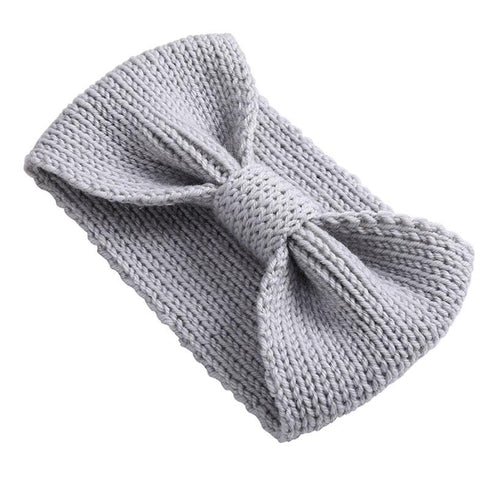 Bandeau cheveux en laine noué Anka