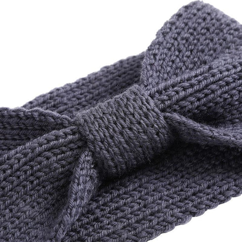 Bandeau cheveux en laine noué Anka