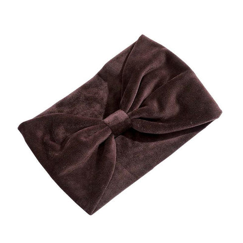 Bandeau cheveux à noeud en velours Priya