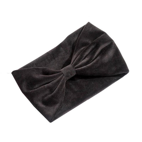 Bandeau cheveux à noeud en velours Priya