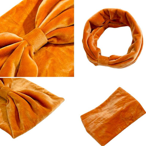 Bandeau cheveux à noeud en velours Priya