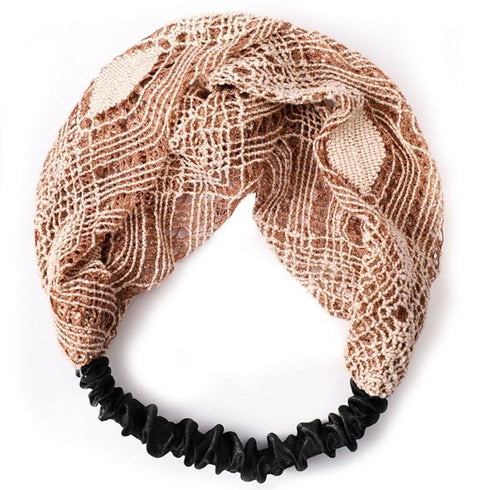 Bandeau cheveux effet macramé modèle Octavia