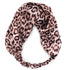 Bandeau cheveux imprimé léopard modèle Saveria