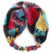 Bandeau cheveux noir motif feuilles tropicales modèle Sigrid