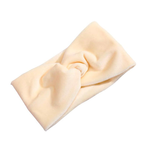 Bandeau cheveux torsadé en velours Brooke