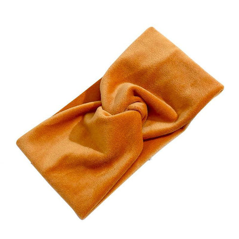 Bandeau cheveux torsadé en velours Brooke