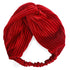Bandeau cheveux torsadé velours plissé Darinka