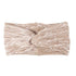 Bandeau cheveux torsadé en velours plissé modèle Indira