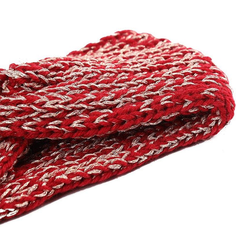 Bandeau cheveux torsadé en laine bicolore modèle Eda