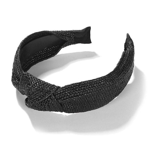 Serre-tête en raphia tressé Joy