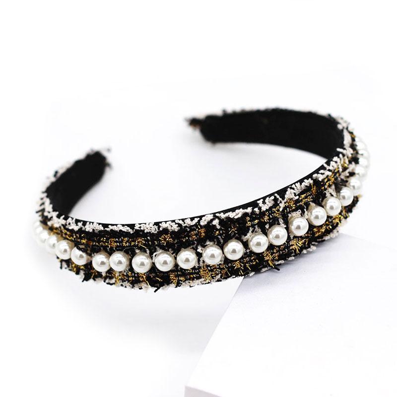 3 Pièces Serre-Tête En Perles Tressées Pour Femme - Bandeau Élégant Cheveux Perles Pour Mariage Et Fêtes