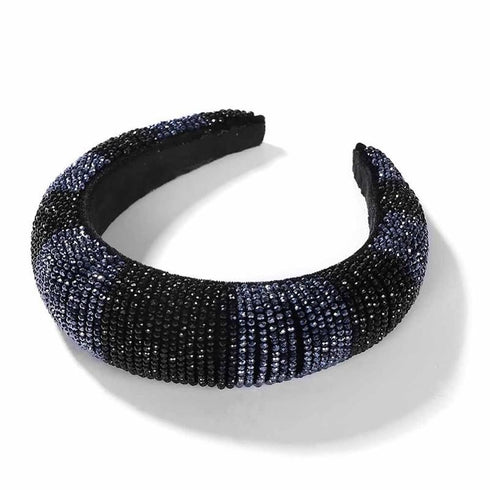 Serre-tête padded avec perles en cascade Olympe