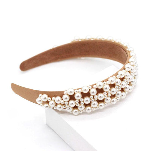 Serre-tête tout en perles Ainhoa